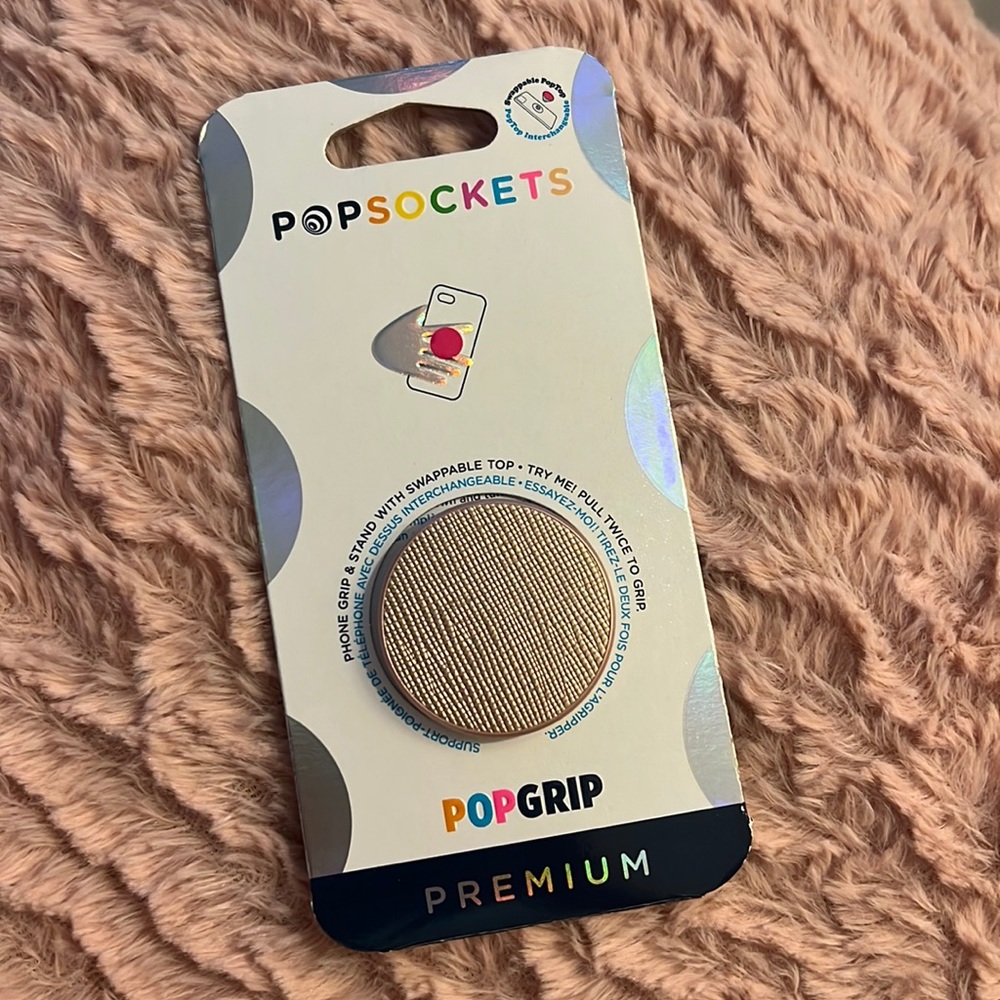 NEW POPSOCKET PREMIUM* PHONE GRIP & STAND WITH SWAPPABLE TOP